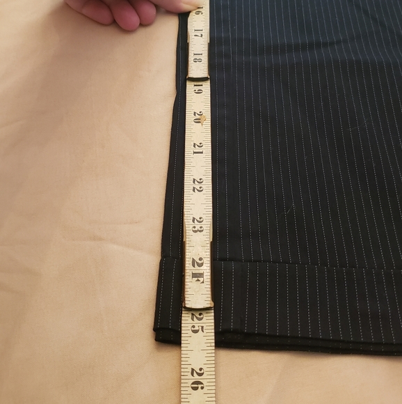 Trixie + Lulu Women's Pinstriped Cropped Pants - Picture 5 of 7